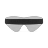Faux Leather Blindfold Black