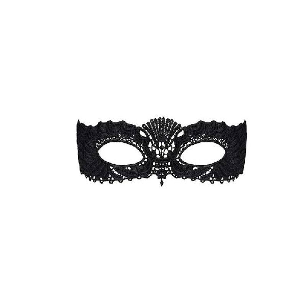 A700 Black Mask with Ribbon Tie
