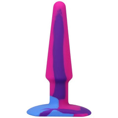 Groovy Silicone Anal Plug 5in Berry