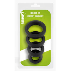 Brutus Big Bulge Silicone Cock Ring 4 Pc Set