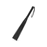 Faux Leather Flogger Black