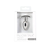 Pillow Talk Sneaky Luxurious Stainless Steel Anal Plug w Swarovski Crystal