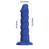 Unicorn Dildo 8in Blue