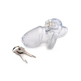 Clear Captor Chastity Cage - Large