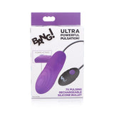 7X Pulsing Rechargeable Bullet- Purple