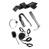 Bed Restraint Bondage Kit Black