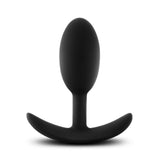 Anal Adventures Platinum Silicone Vibra Slim Plug Medium