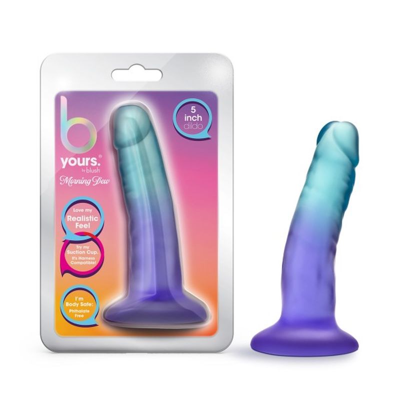 B Yours Morning Dew 5in Dildo Sapphire