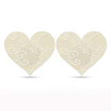 Lace Heart and Flower Nipple Pasties Twin Pack