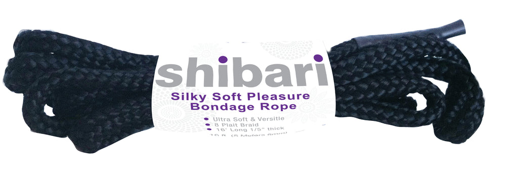 Shibari Rope Silky Soft Bondage 5m Black