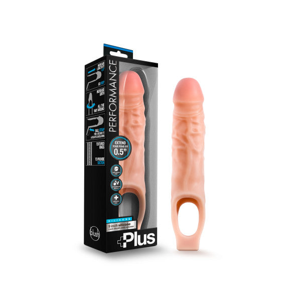 Performance Plus 9'' Silicone Cock Sheath Penis Extender