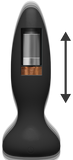 Thrust - Adventurous - Rechargeable Silicone Anal Plug With Remote (Black)
