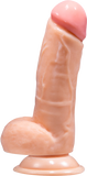 6.5" Realistic Dong With Balls (Flesh)