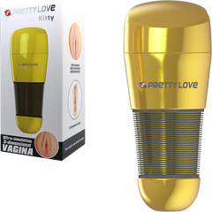 Kitty Vagina Masturbator (Gold)
