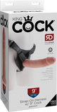 Strap On Harness With 9" Cock (Flesh)