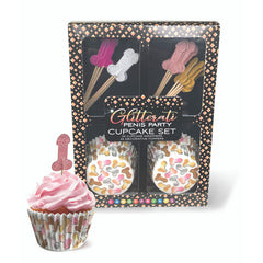 Glitterati - Penis Party Cupcake Set